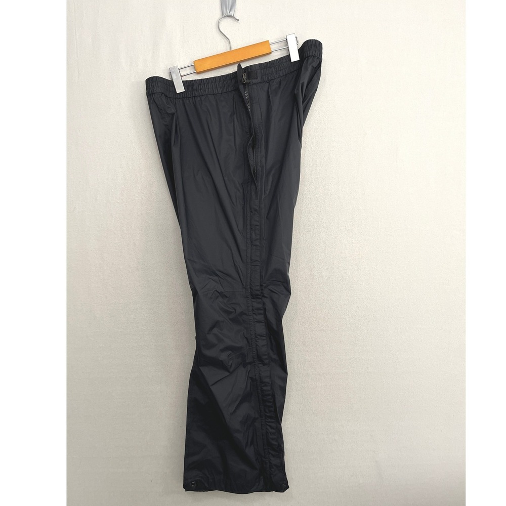 MEC Pertex Shield Waterproof Rain Pants Womens XL Short Petite Black Hiking - Picture 9 of 9
